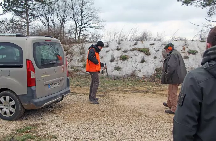 examen du permis de chasser transporter une arme dans un véhicule