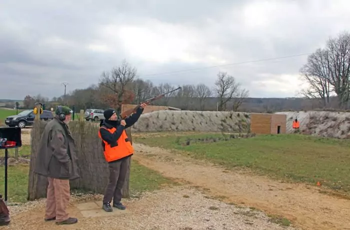 examen du permis de chasser tir sur sanglier courant