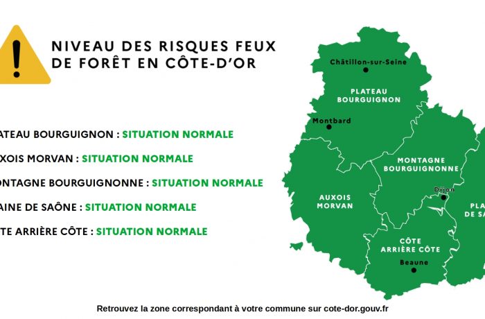 Feux de forêt : Levée des mesures applicables 🟢