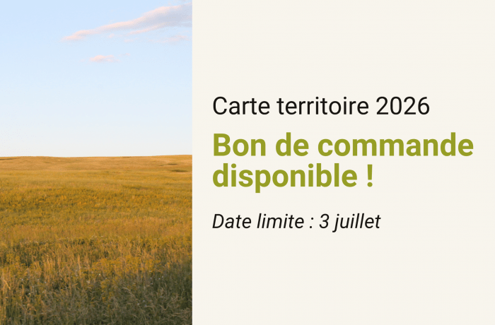 Vos cartes de territoires | Saison 2026-2027