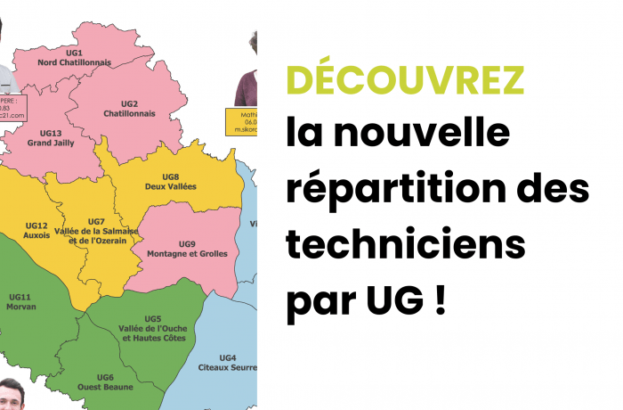 Nouvelle répartition des techniciens par UG !
